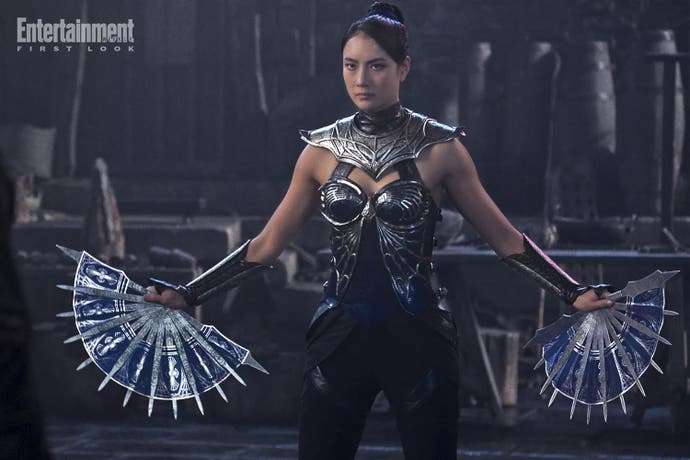 Adeline Rudolph as Kitana in 'Mortal Kombat 2'