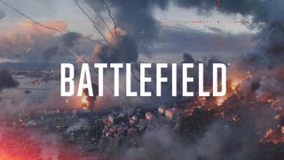 Concept art for EA's unnamed next Battlefield game featuring a smouldering city surrounded by fire and smoke.