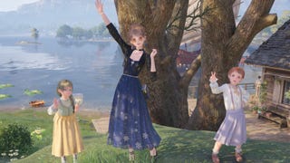 infinity nikki with loni and luriel projection