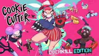 Cookie Cutter Overkill Edition promotional art, with Cherry squaring up in the centre of the image.